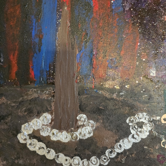 HANDCRAFTED Abstract Contemporary Painting HANDPAINTED & HANDMADE Wall Art Decor - Picture 7 of 17